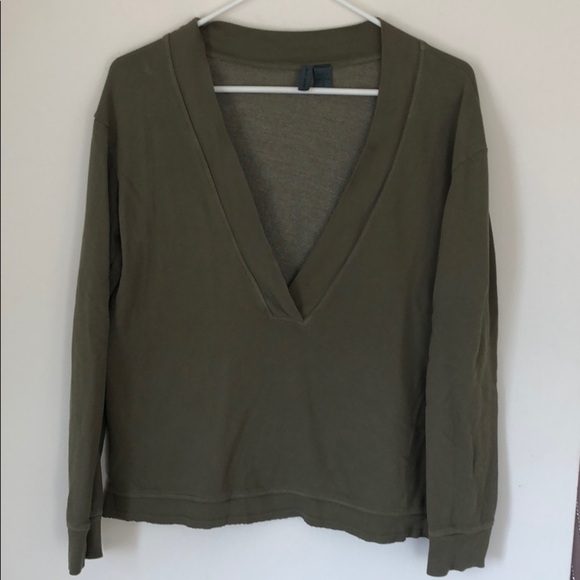 Anthropologie Sweaters - Soft and comfy deep V sweater from Anthro